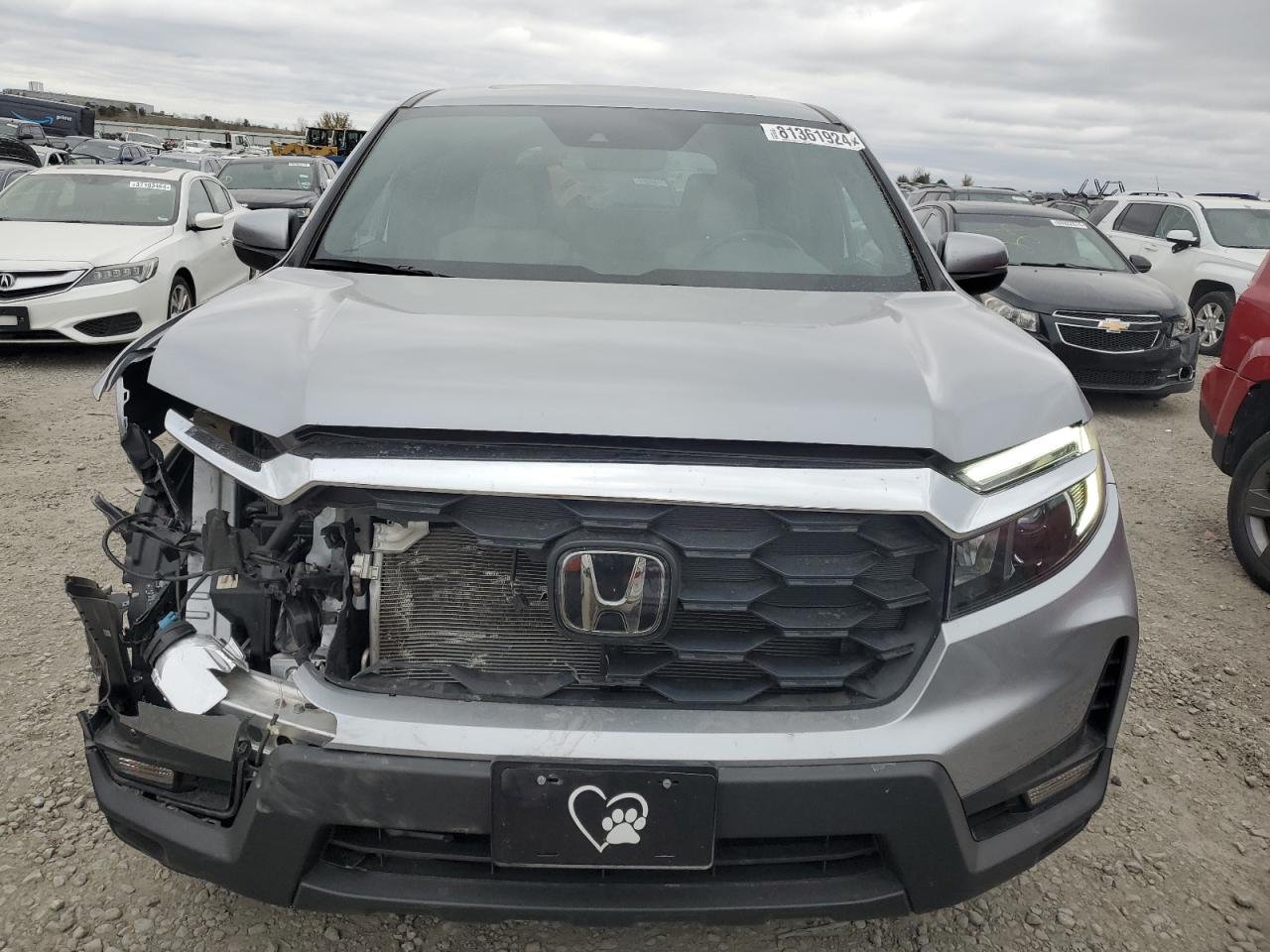 2022 HONDA PASSPORT EXL VIN:5FNYF8H54NB031552