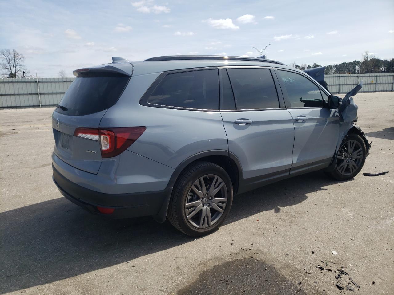 2022 HONDA PILOT SPORT VIN:5FNYF5H34NB031712