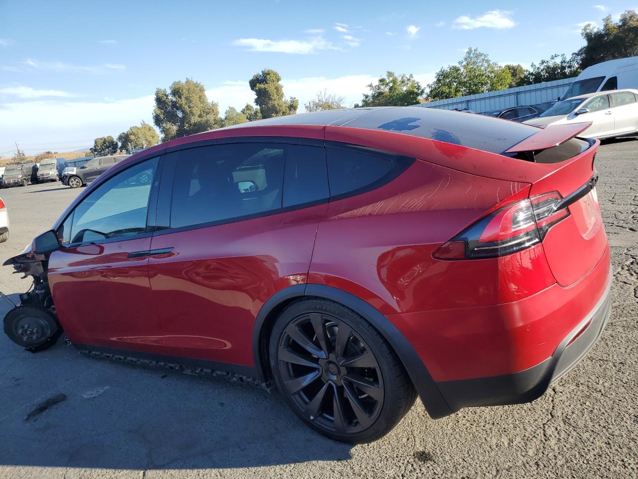 2022 TESLA MODEL X  VIN:7SAXCBE50NF329086