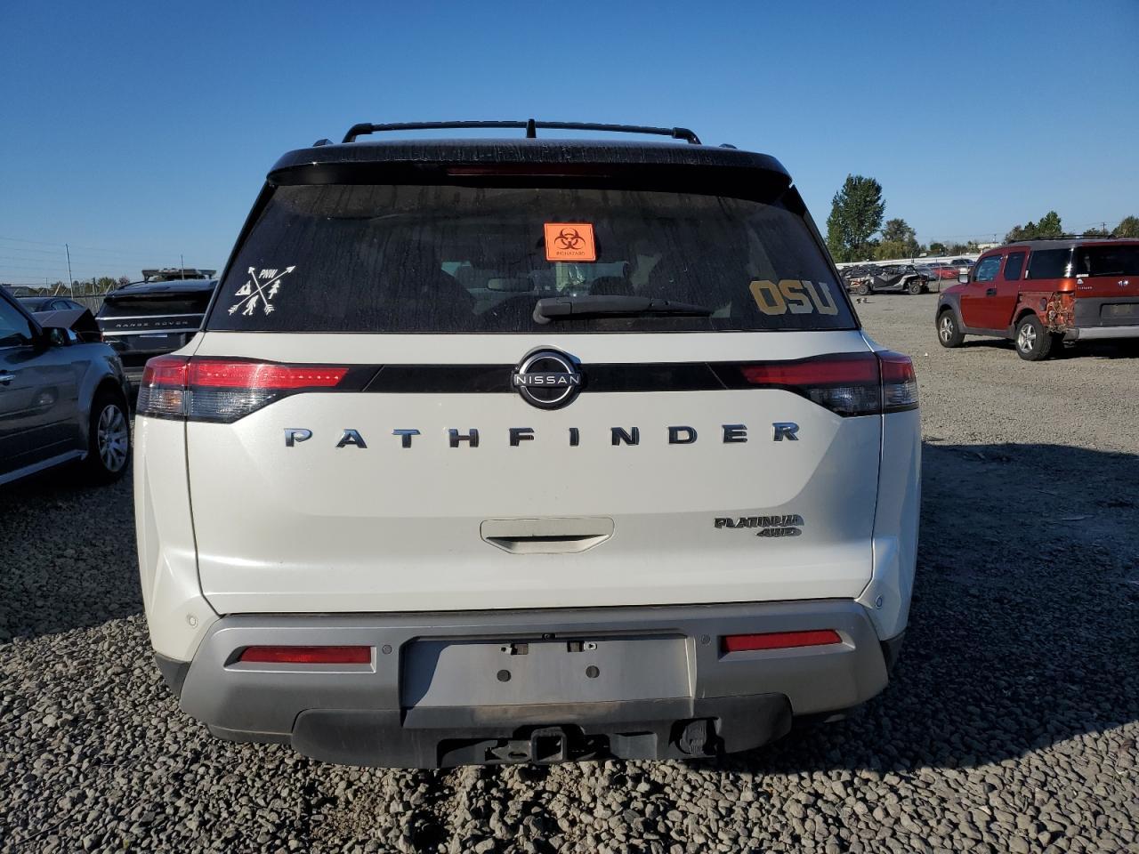 2022 NISSAN PATHFINDER PLATINUM VIN:5N1DR3DK8NC226048