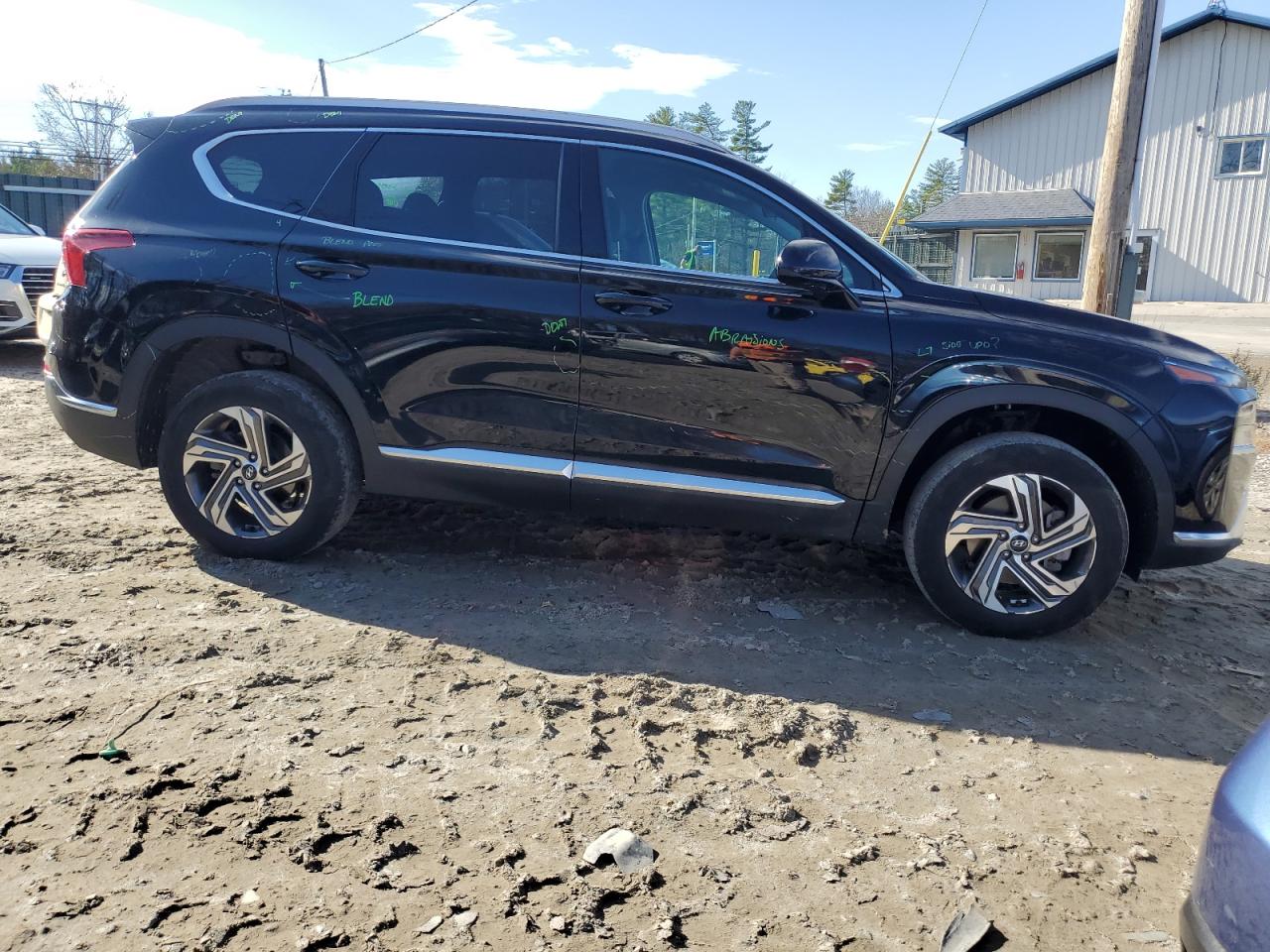 2022 HYUNDAI SANTA FE SEL VIN:5NMS2DAJ4NH414679