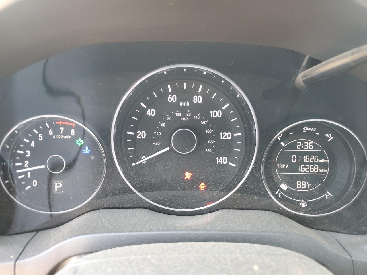 2022 HONDA HR-V SPORT VIN:3CZRU6H17NM769377