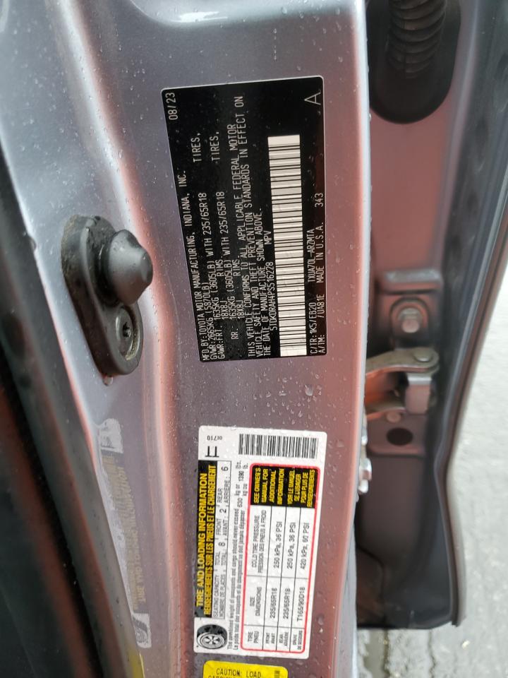 2023 TOYOTA HIGHLANDER L VIN:5TDKDRAH4PS516228