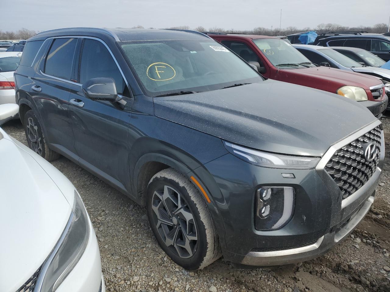 2022 HYUNDAI PALISADE CALLIGRAPHY VIN:KM8R7DHE6NU482513