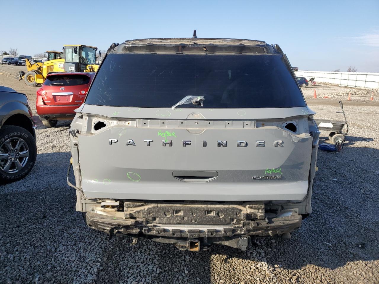 2022 NISSAN PATHFINDER PLATINUM VIN:5N1DR3DH7NC202215