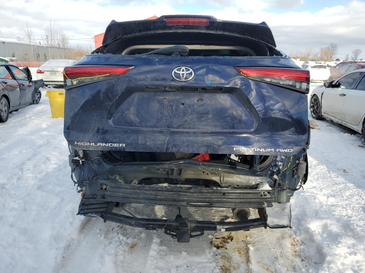 2022 TOYOTA HIGHLANDER PLATINUM VIN:5TDFZRBH6NS202840