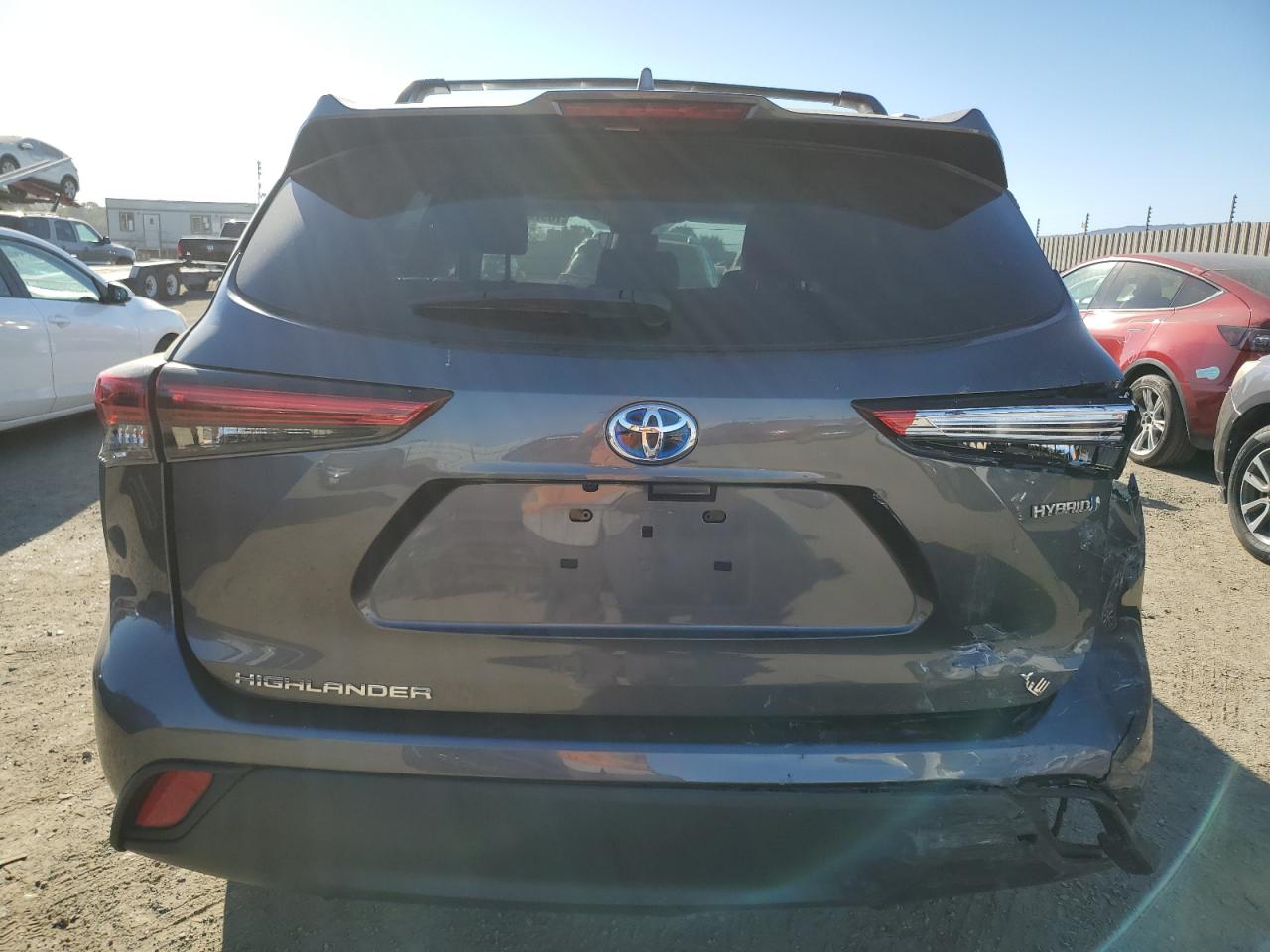 2022 TOYOTA HIGHLANDER HYBRID XLE VIN:5TDHBRCH7NS541697