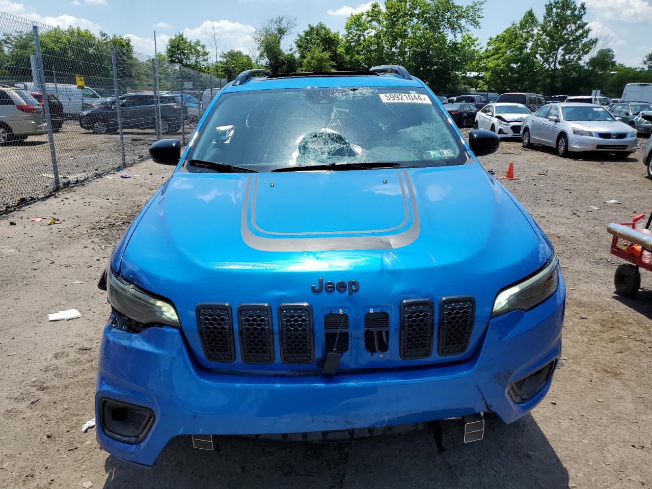 2022 JEEP CHEROKEE LATITUDE VIN:1C4PJMCXXND542752