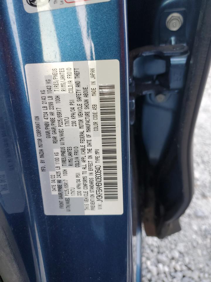 2022 MAZDA CX-5  VIN:JM3KFBAM6N0600640