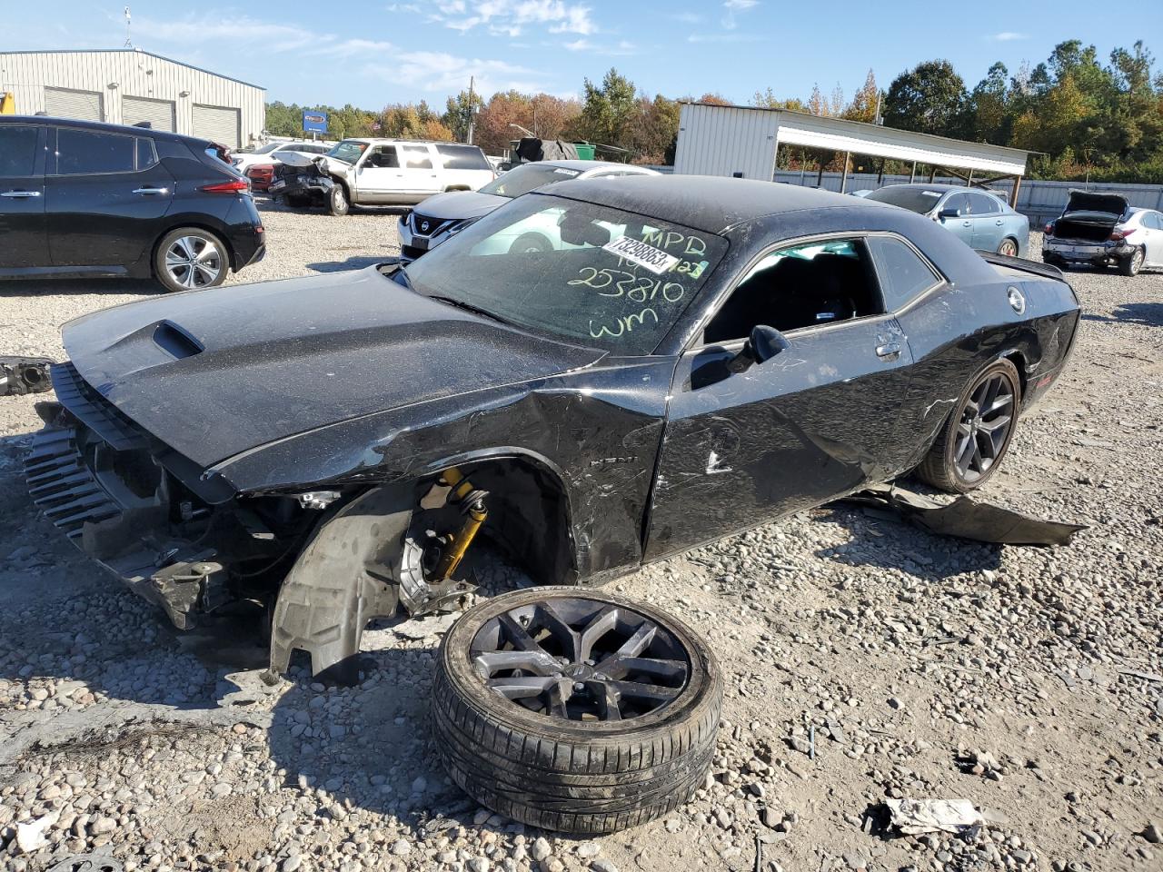 2022 DODGE CHALLENGER R/T VIN:2C3CDZBT9NH253810