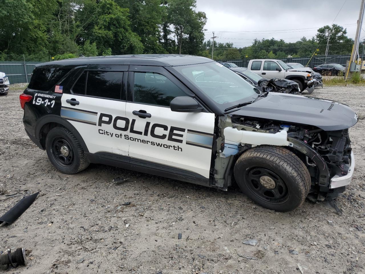 2022 FORD EXPLORER POLICE INTERCEPTOR VIN:1FM5K8ABXNGA07871