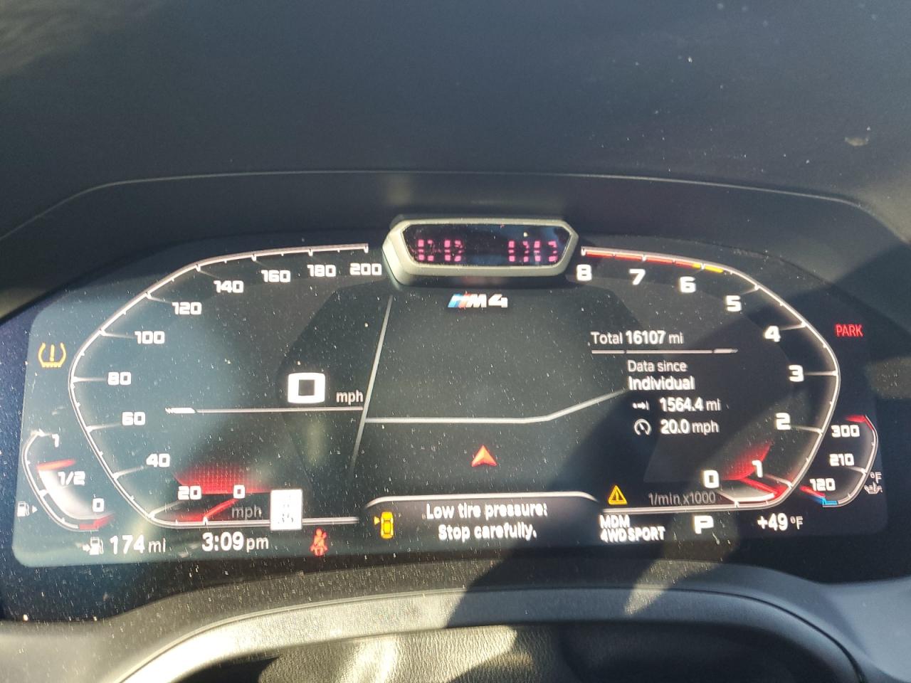 2022 BMW M4 COMPETITION VIN:WBS43AZ0XNCL07336