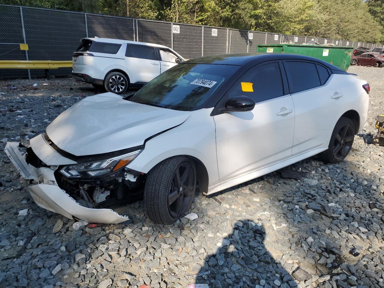 2022 NISSAN SENTRA SR VIN:3N1AB8DV4NY311157