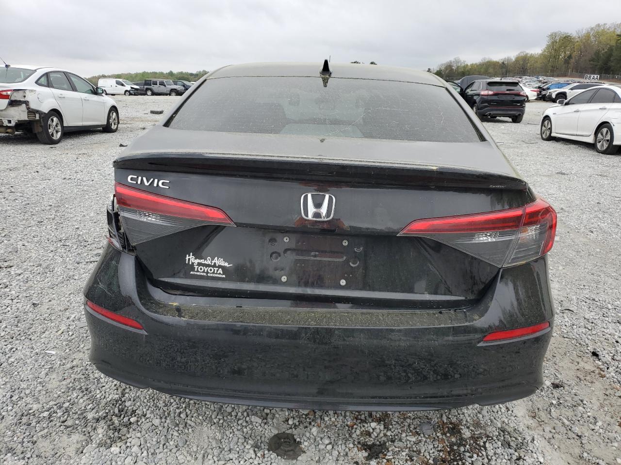 2022 HONDA CIVIC EX VIN:2HGFE1F70NH317593