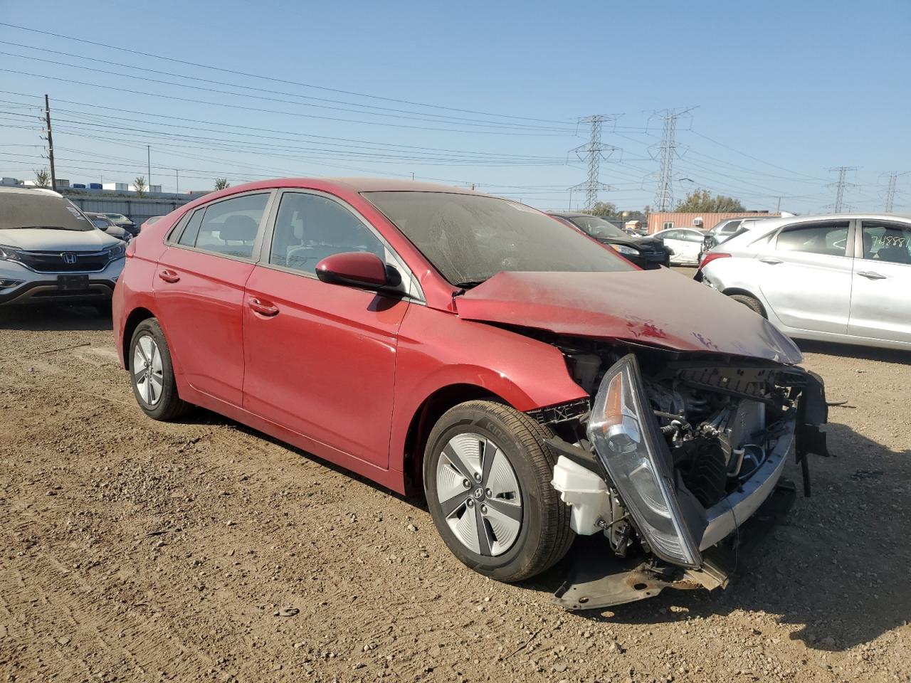 2022 HYUNDAI IONIQ BLUE VIN:KMHC65LCXNU276521