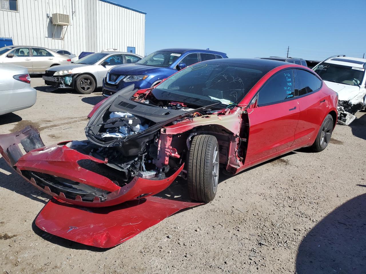 2022 TESLA MODEL 3  VIN:5YJ3E1EAXNF374436