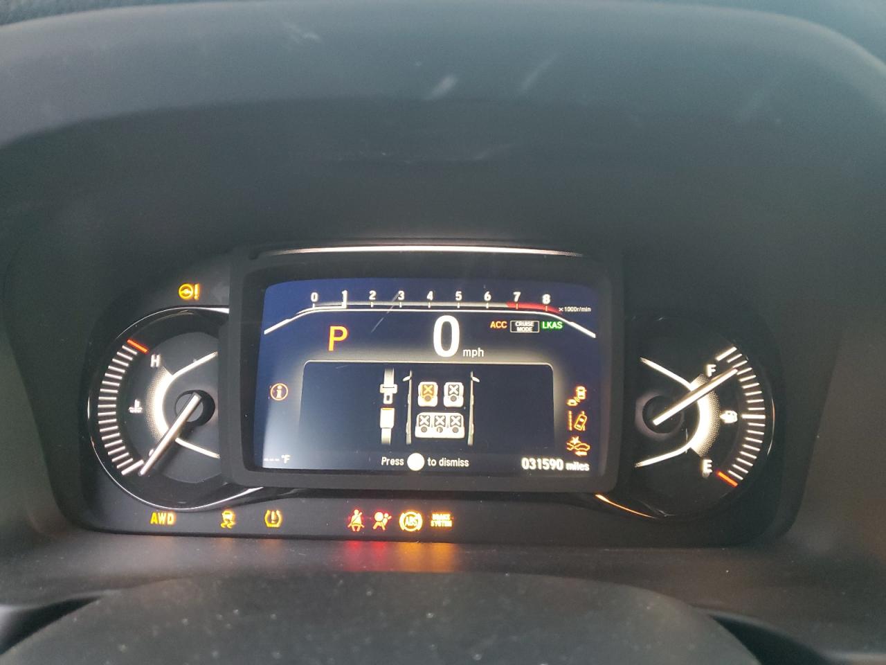 2022 HONDA PASSPORT TRAIL SPORT VIN:5FNYF8H66NB007634