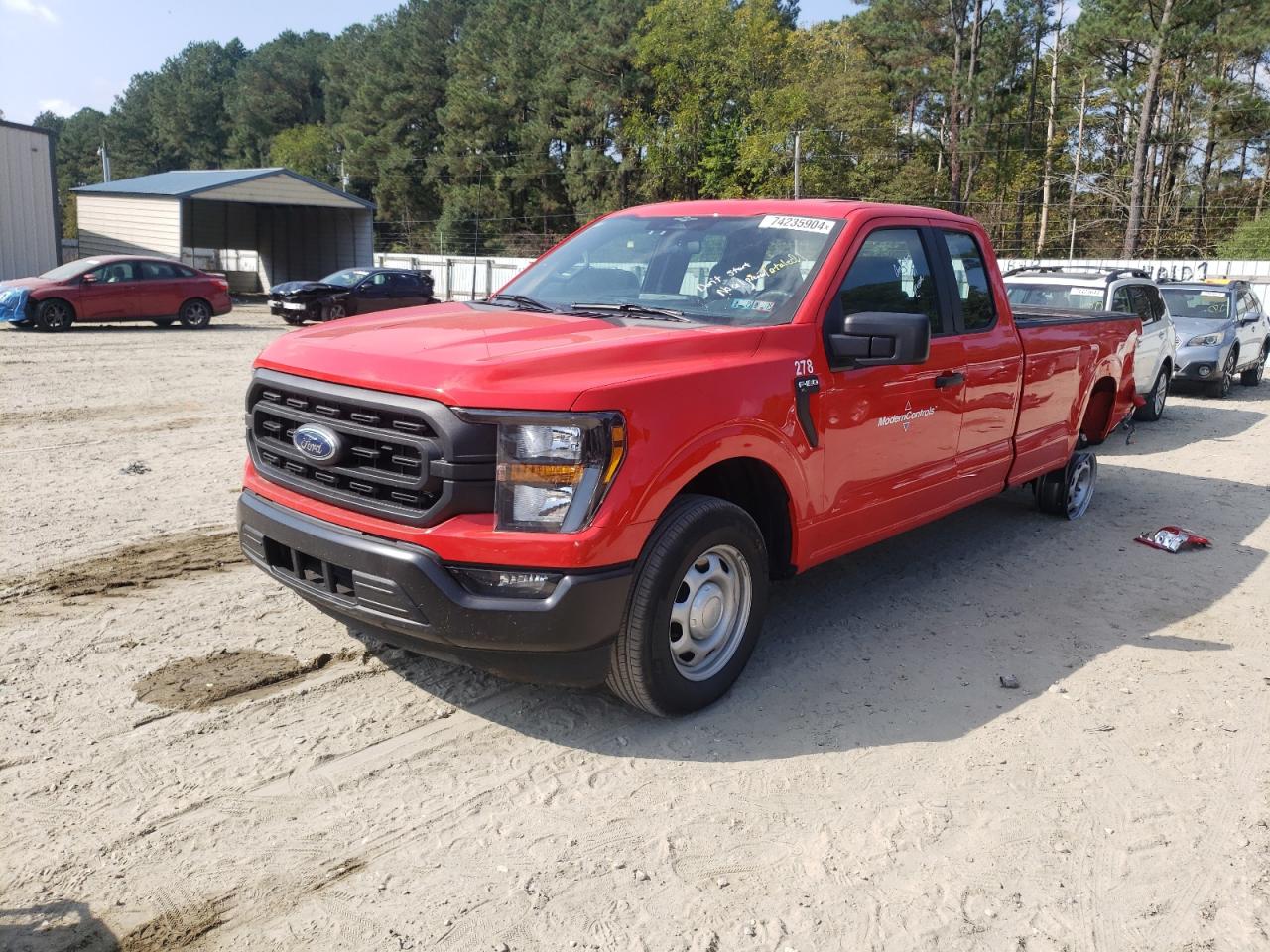 2023 FORD F150 SUPER CAB VIN:1FTFX1C8XPKG16817