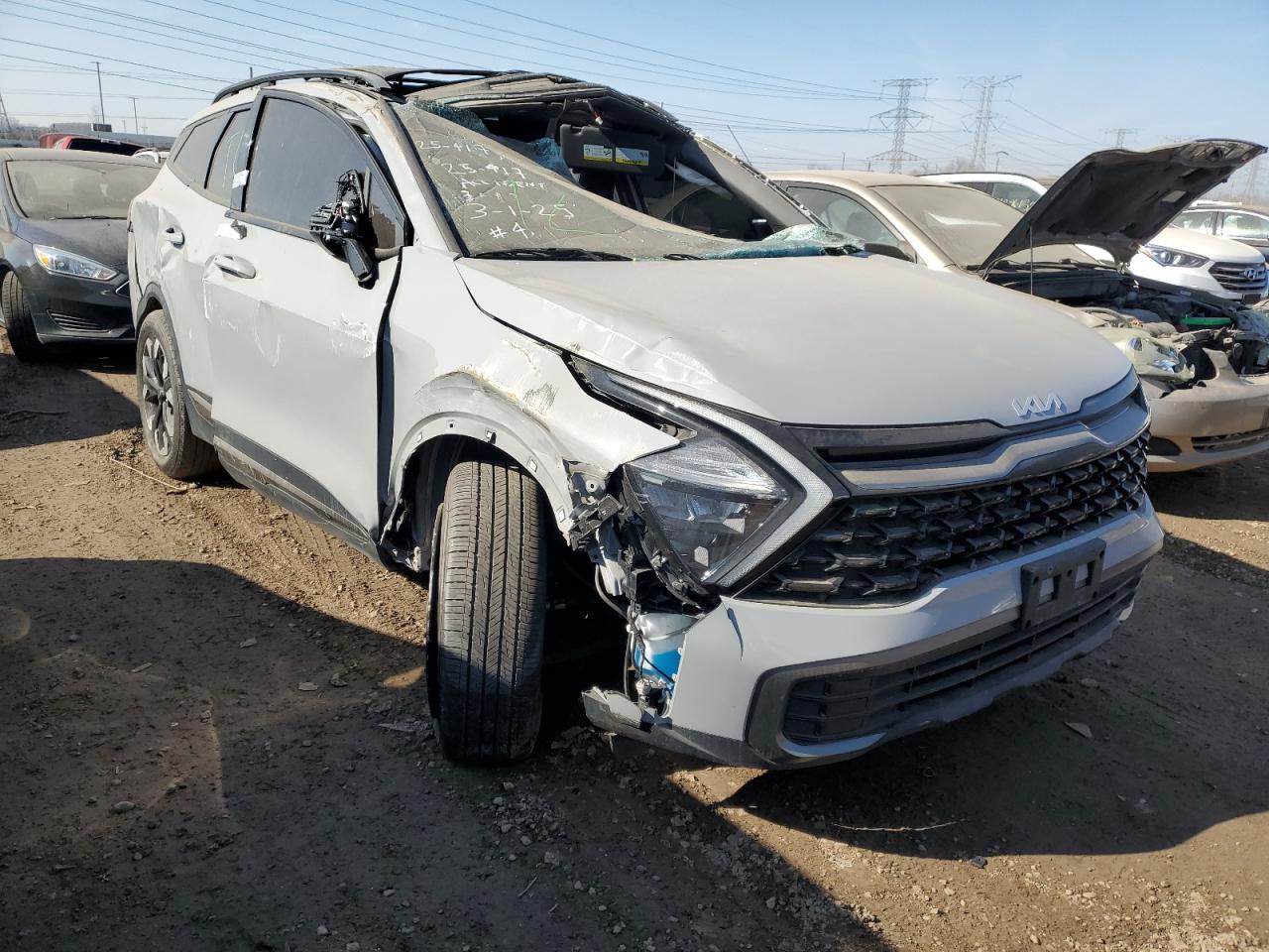 2023 KIA SPORTAGE X LINE VIN:5XYK6CAF2PG128398