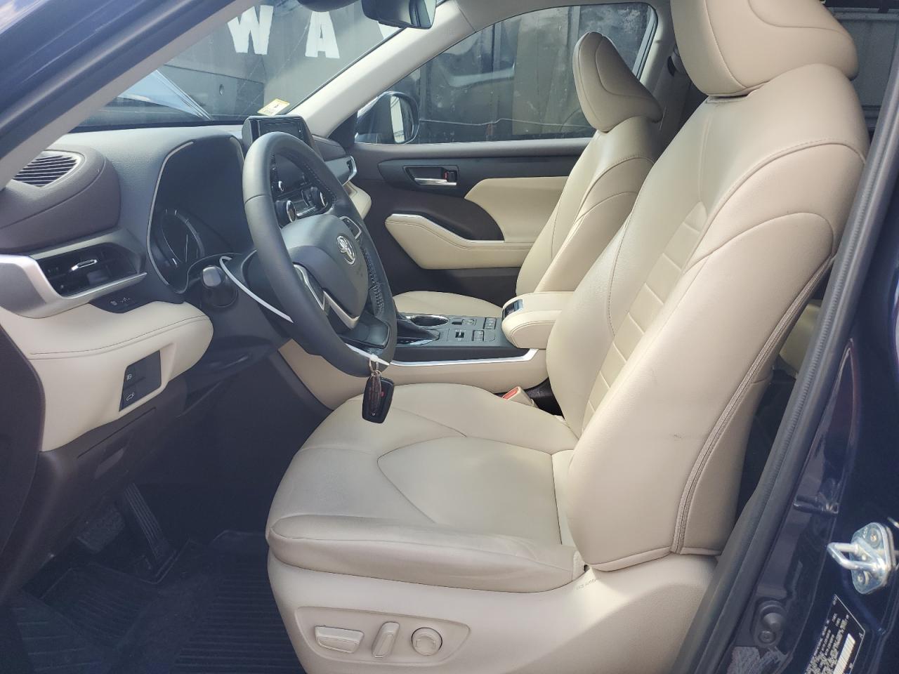 2022 TOYOTA HIGHLANDER XLE VIN:5TDHZRBH9NS206812