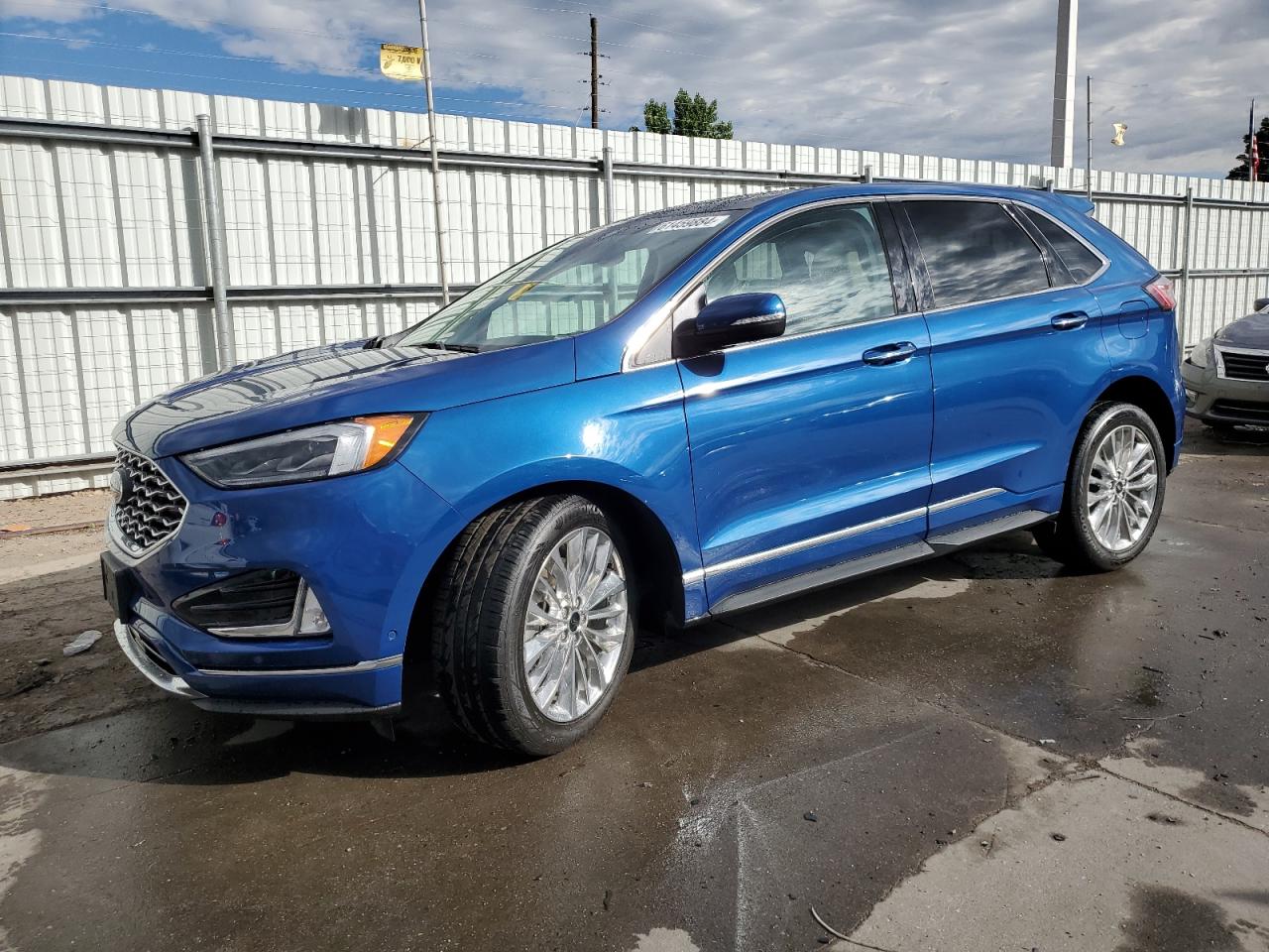 2022 FORD EDGE TITANIUM VIN:2FMPK4K98NBA00504