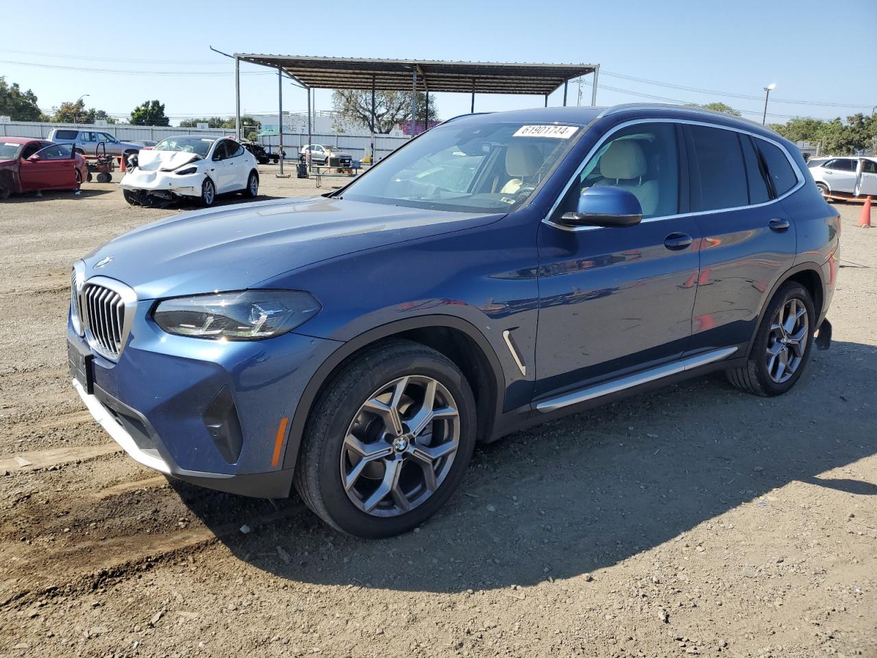 2022 BMW X3 SDRIVE30I VIN:5UX43DP09N9J86693