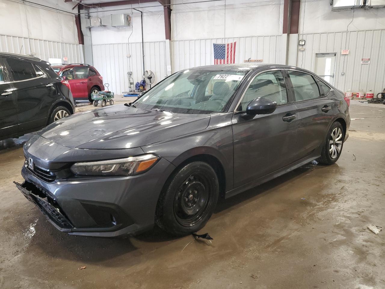 2022 HONDA CIVIC LX VIN:2HGFE2F2XNH525006