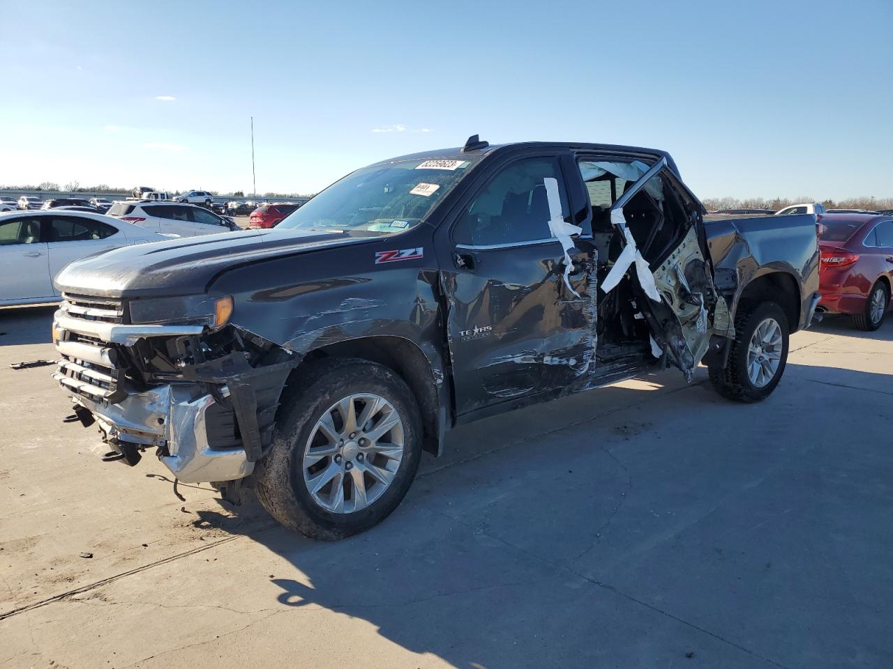 2022 CHEVROLET SILVERADO LTD K1500 LTZ VIN:3GCUYGED9NG107355