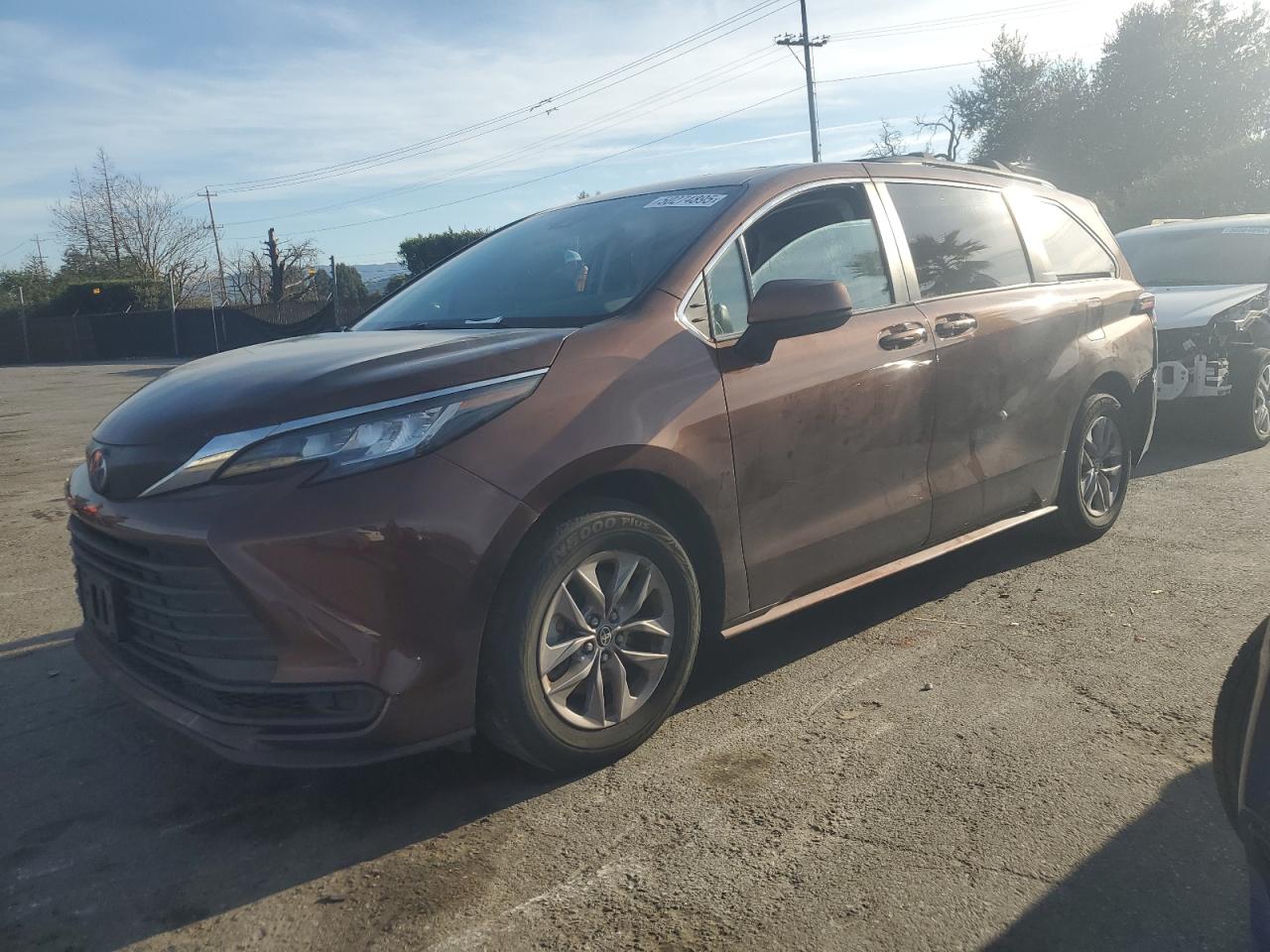 2022 TOYOTA SIENNA LE VIN:5TDKSKFC4NS067186