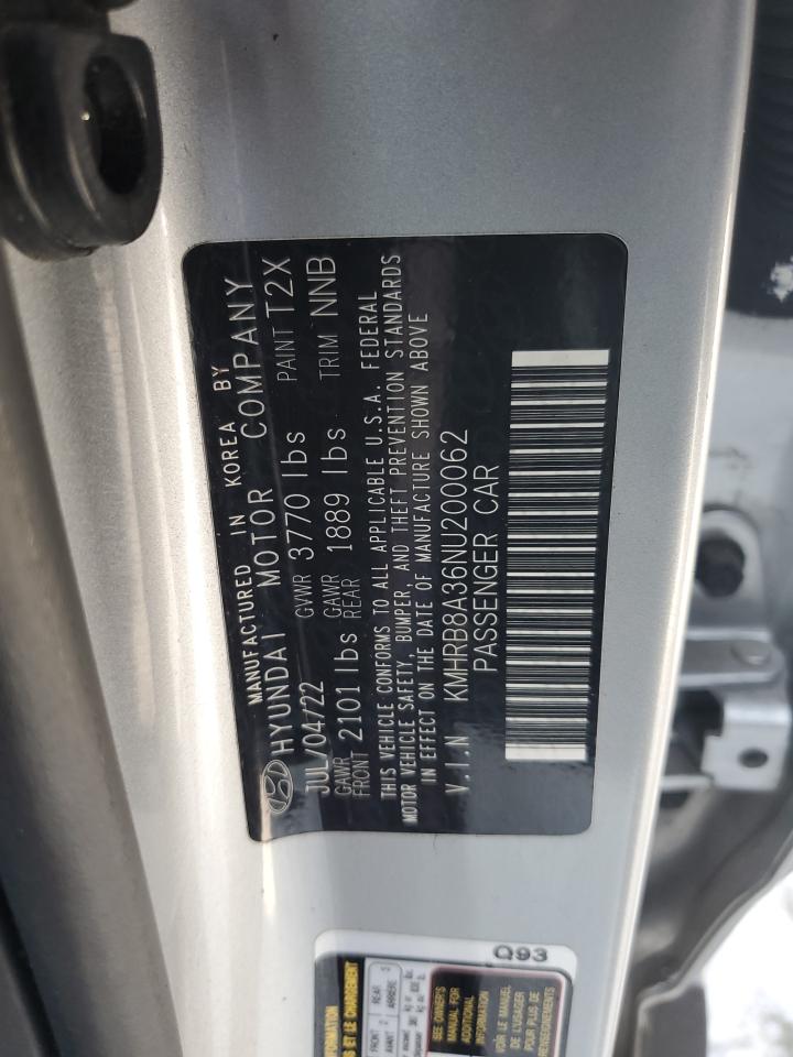 2022 HYUNDAI VENUE SE VIN:KMHRB8A36NU200062