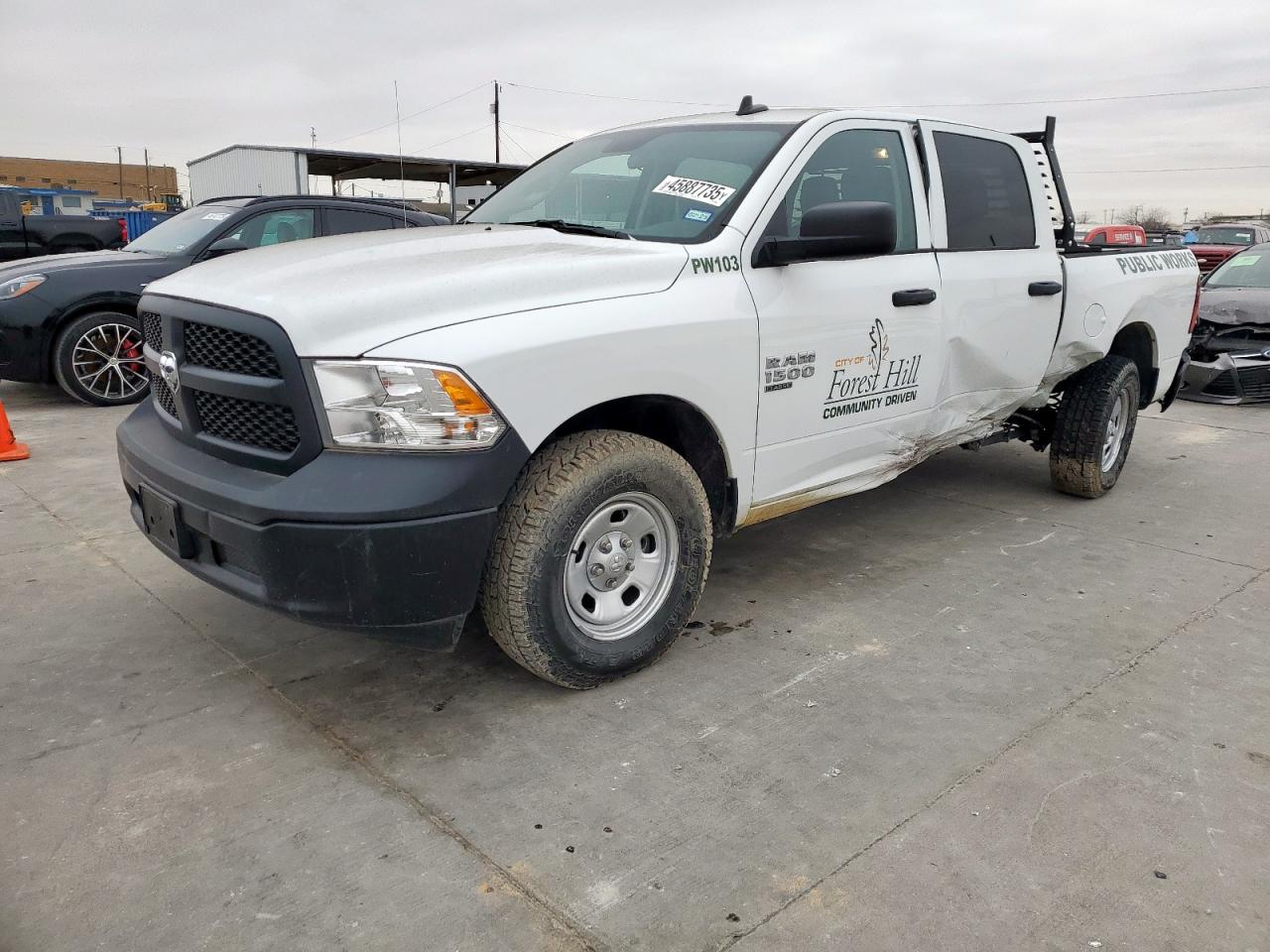 2022 RAM 1500 CLASSIC TRADESMAN VIN:3C6RR7KG7NG375443