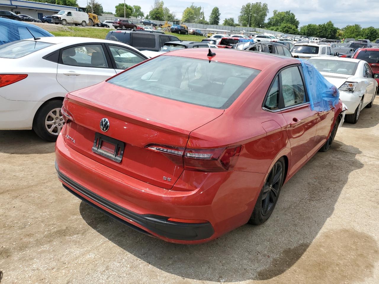 2022 VOLKSWAGEN JETTA SE VIN:3VW7M7BU4NM010589