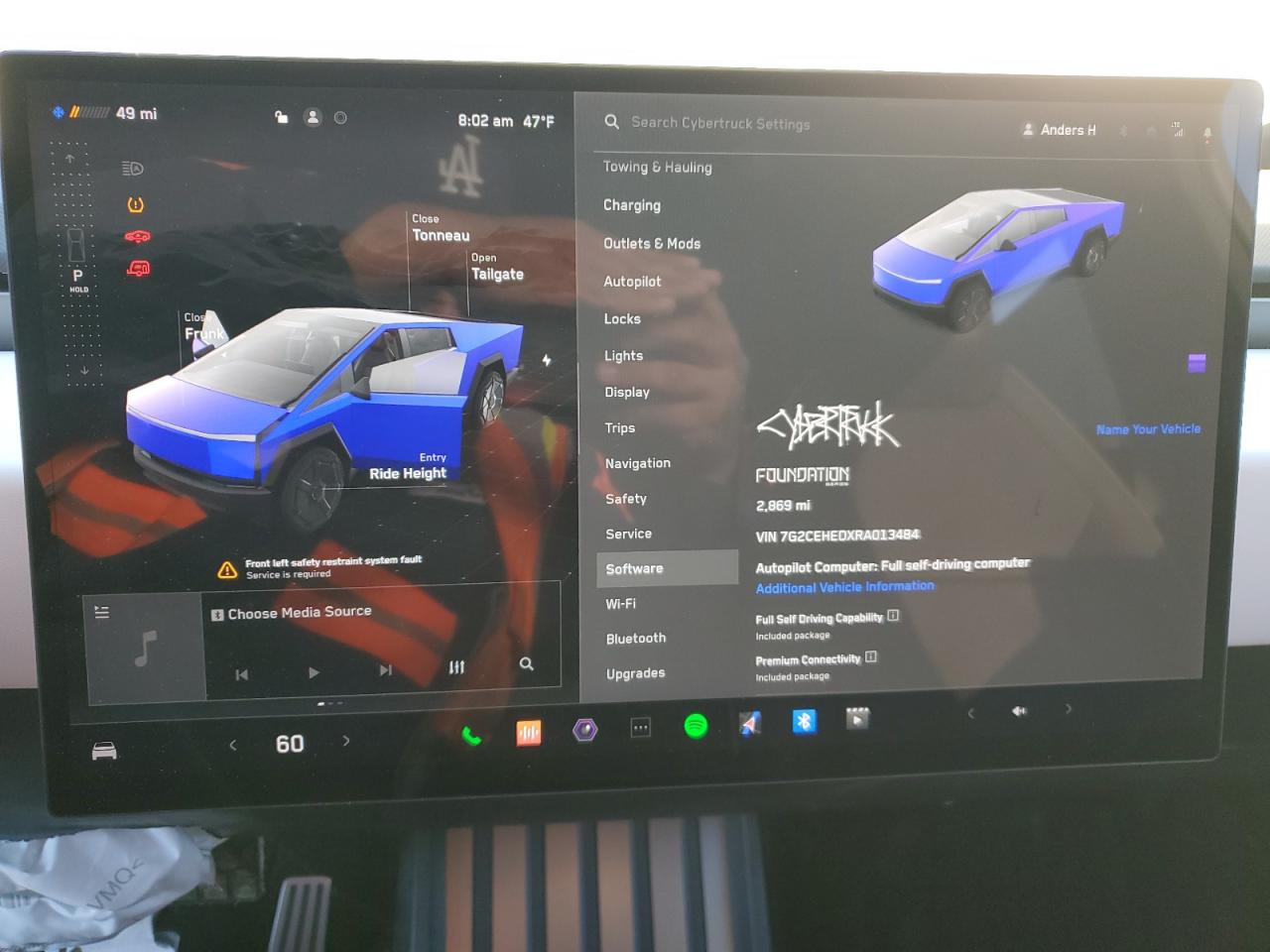 2024 TESLA CYBERTRUCK  VIN:7G2CEHEDXRA013484