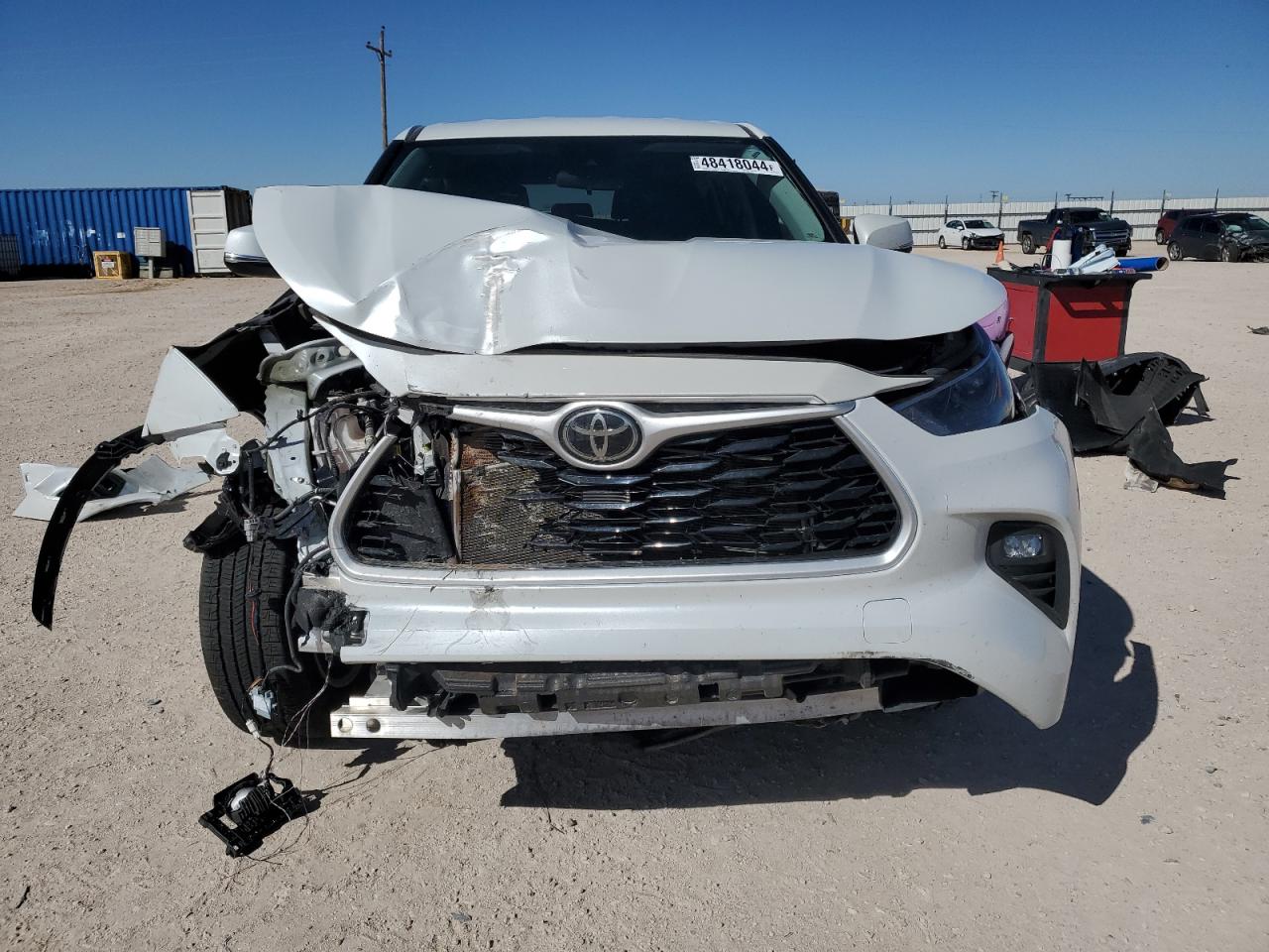 2022 TOYOTA HIGHLANDER L VIN:5TDZZRAH0NS117216