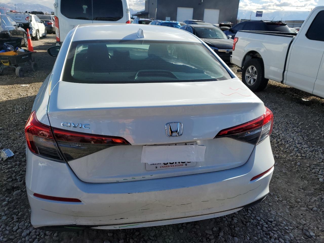 2022 HONDA CIVIC LX VIN:2HGFE2F26NH544488