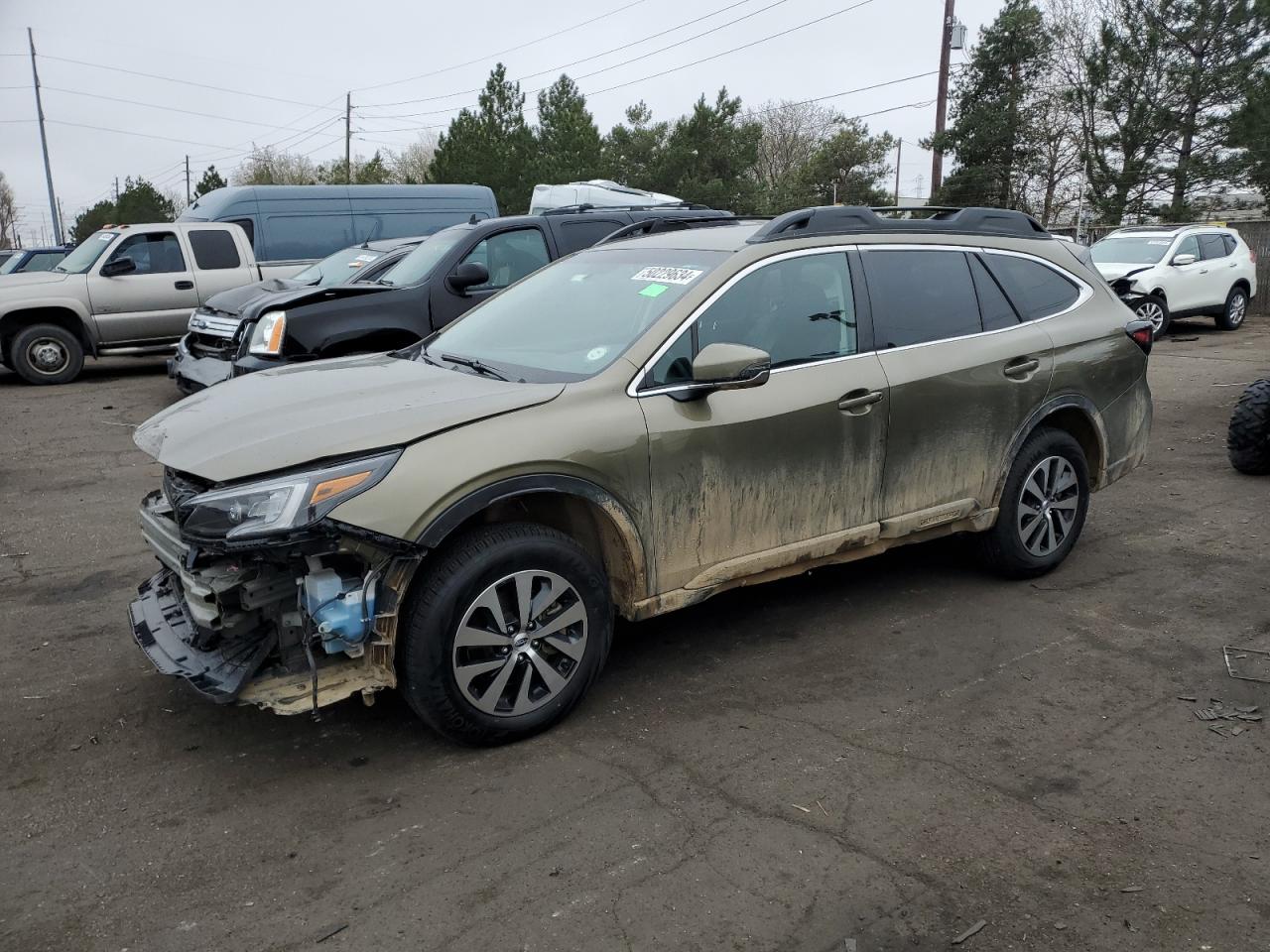 2022 SUBARU OUTBACK PREMIUM VIN:4S4BTACC2N3270277