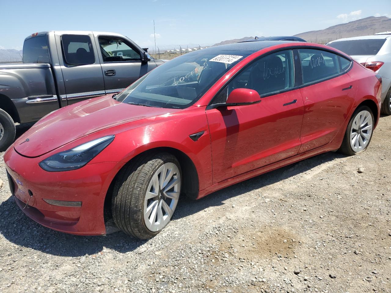 2022 TESLA MODEL 3  VIN:5YJ3E1EA1NF186811