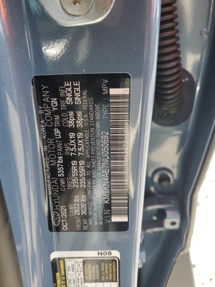 2022 HYUNDAI IONIQ 5 SEL VIN:KM8KN4AE7NU050692