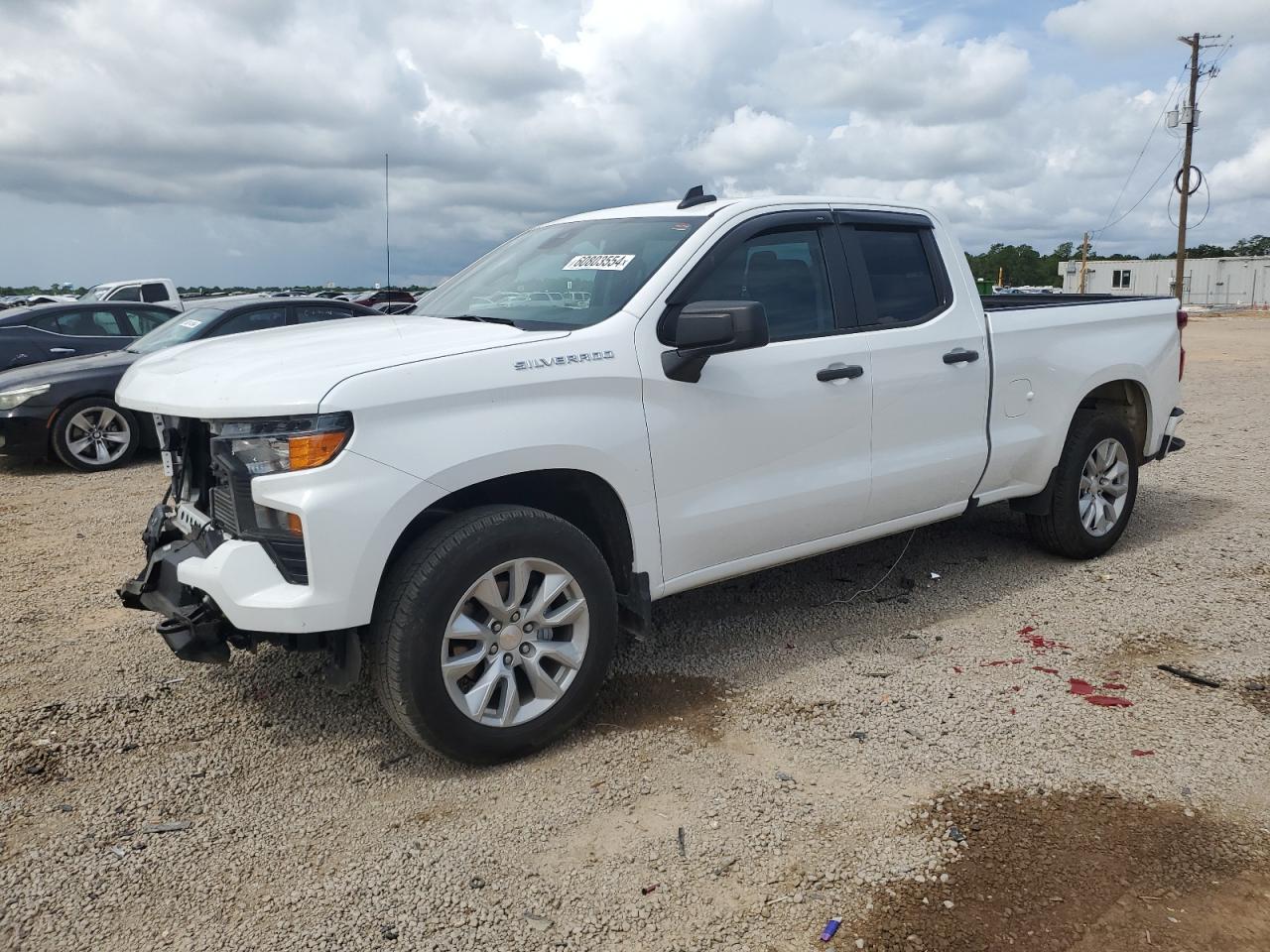 2022 CHEVROLET SILVERADO C1500 CUSTOM VIN:1GCRABEK2NZ600757