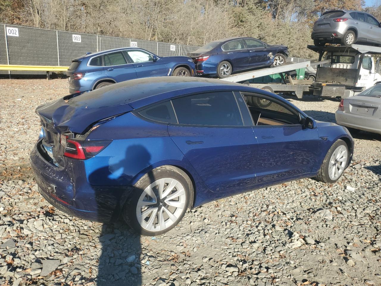 2022 TESLA MODEL 3  VIN:5YJ3E1EA6NF191521