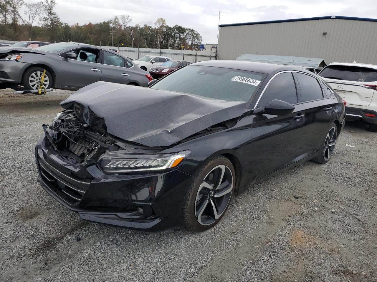 2022 HONDA ACCORD SPORT VIN:1HGCV1F34NA008613