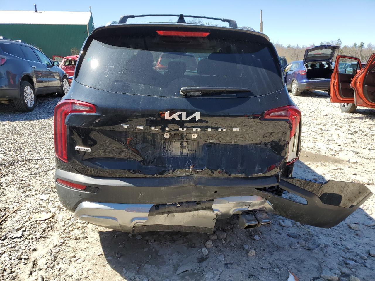 2022 KIA TELLURIDE EX VIN:5XYP3DHC7NG229899