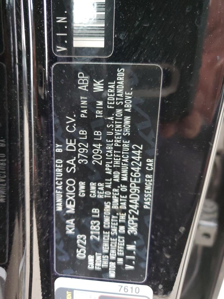 2023 KIA FORTE LX VIN:3KPF24AD9PE642442