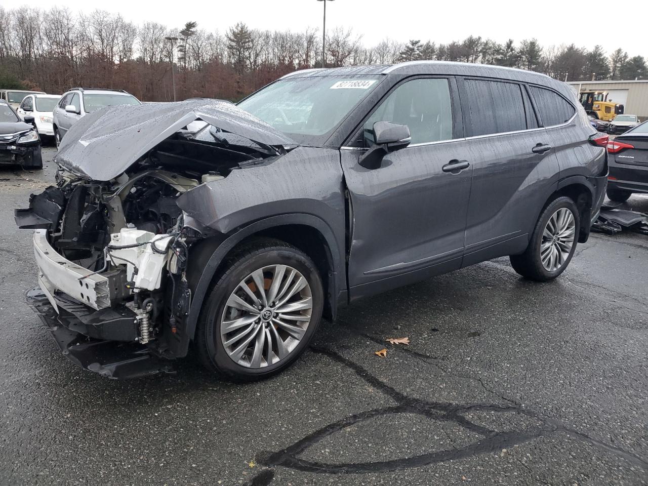 2022 TOYOTA HIGHLANDER PLATINUM VIN:5TDFZRBH5NS166347