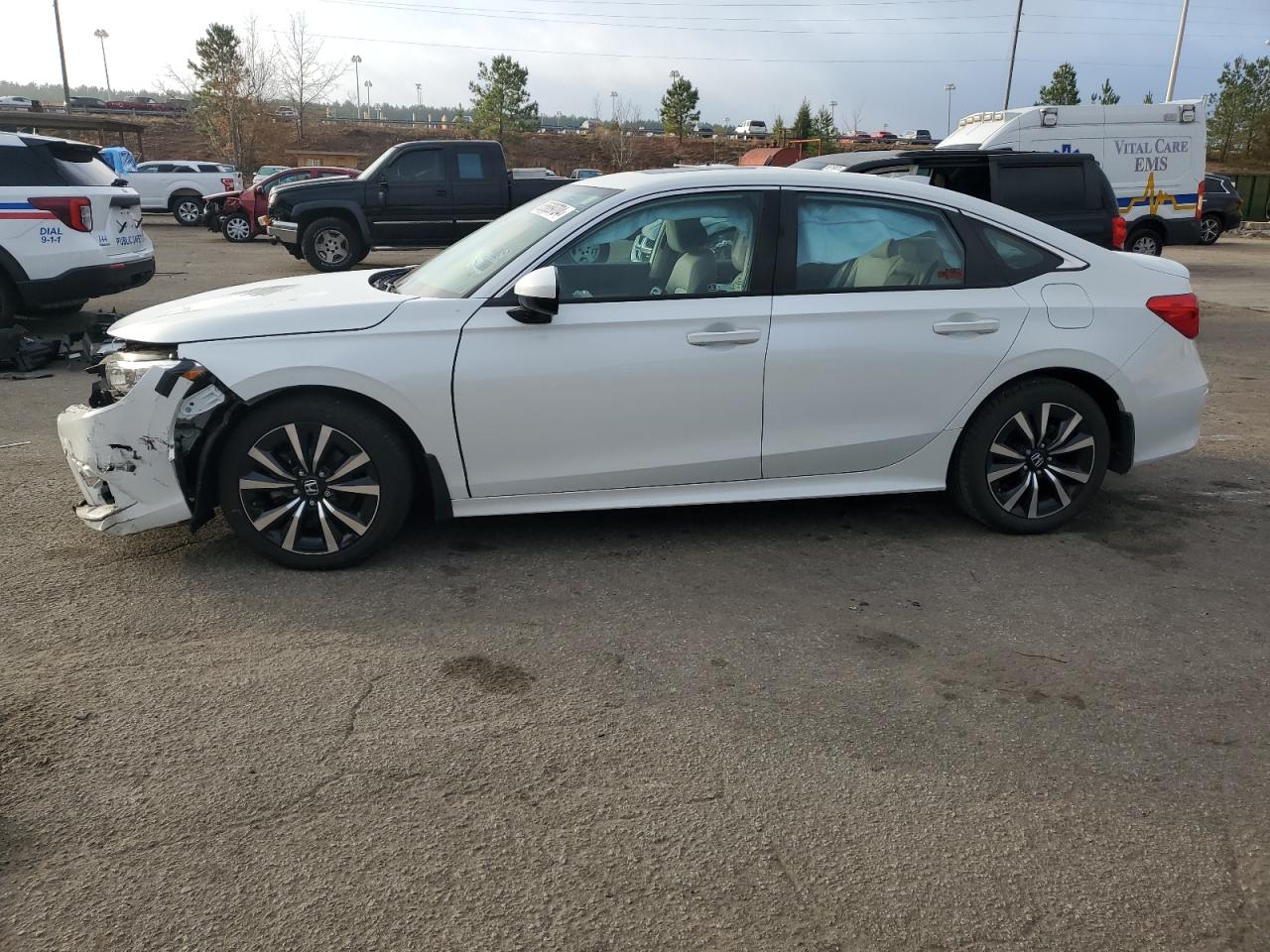 2022 HONDA CIVIC EX VIN:2HGFE1F76NH319719