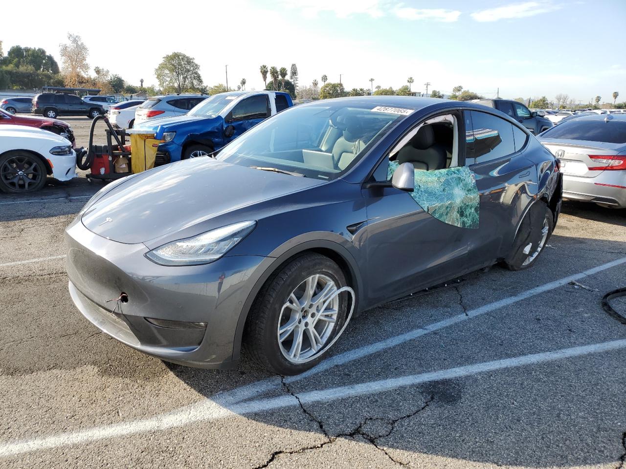 2022 TESLA MODEL Y  VIN:7SAYGDEE3NF463188