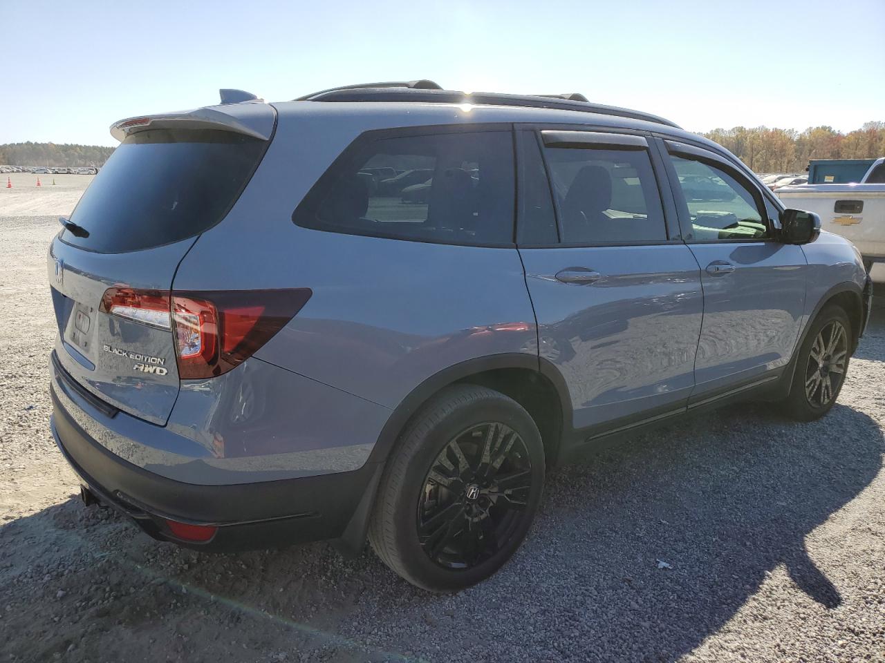 2022 HONDA PILOT BLACK VIN:5FNYF6H73NB039423