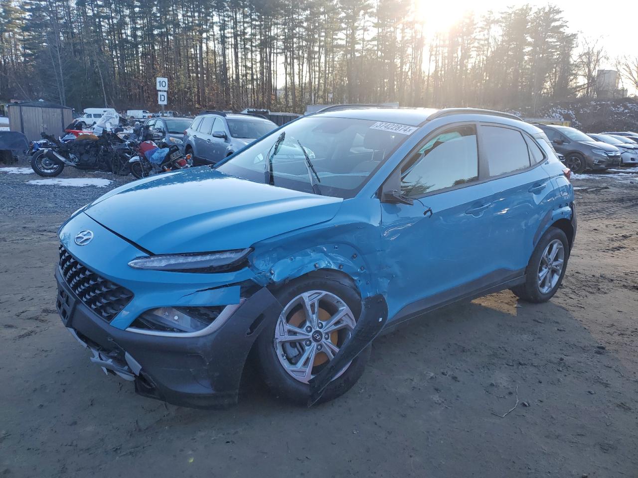 2022 HYUNDAI KONA SEL VIN:KM8K6CAB8NU831847