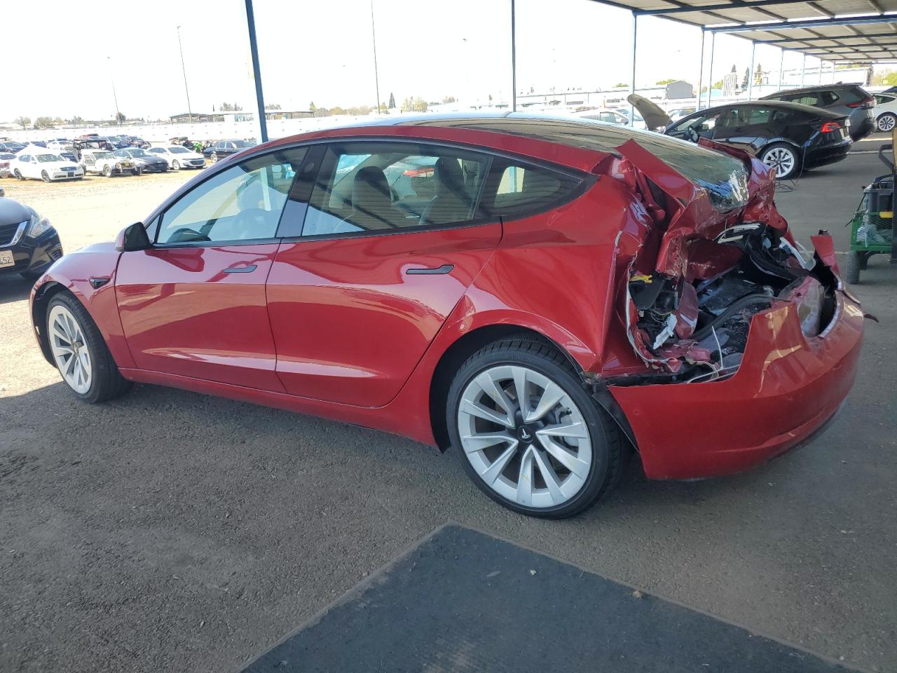 2022 TESLA MODEL 3  VIN:5YJ3E1EB0NF304999