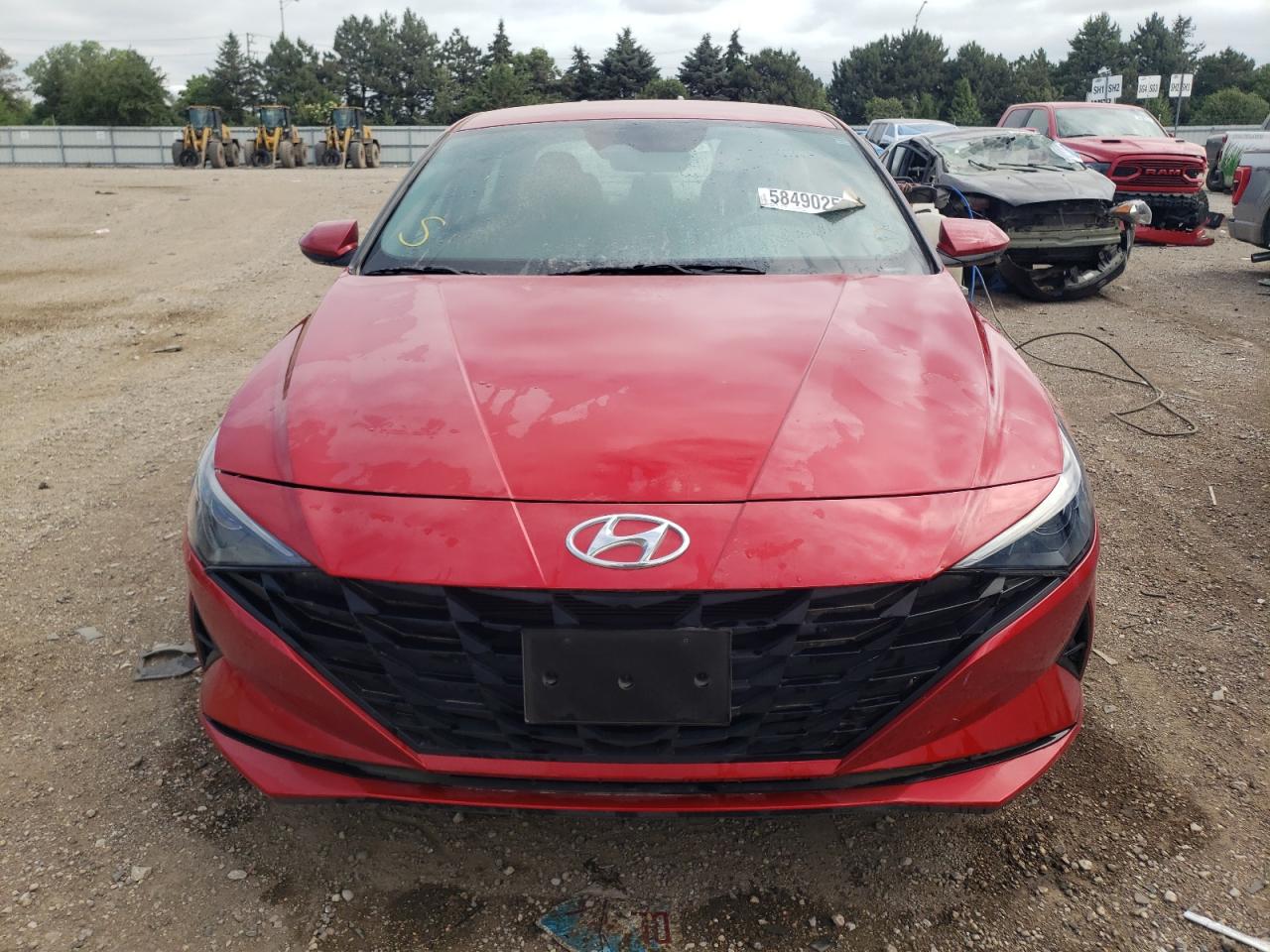 2022 HYUNDAI ELANTRA SEL VIN:5NPLM4AG4NH085729